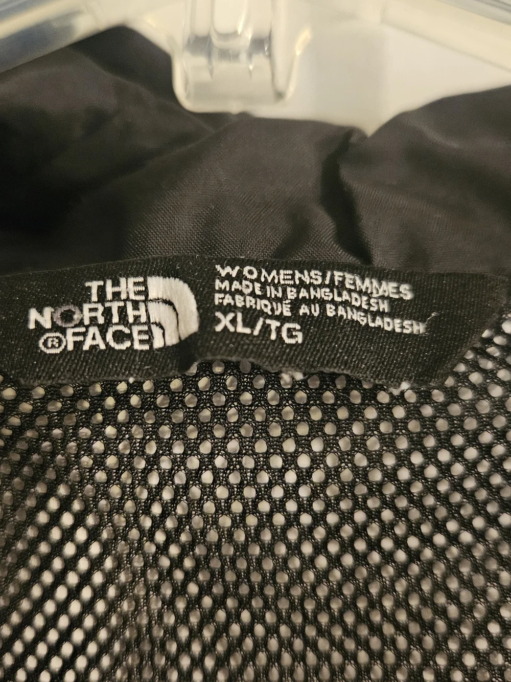 The North Face Men's Black Hooded Rain Jacket, Size XL